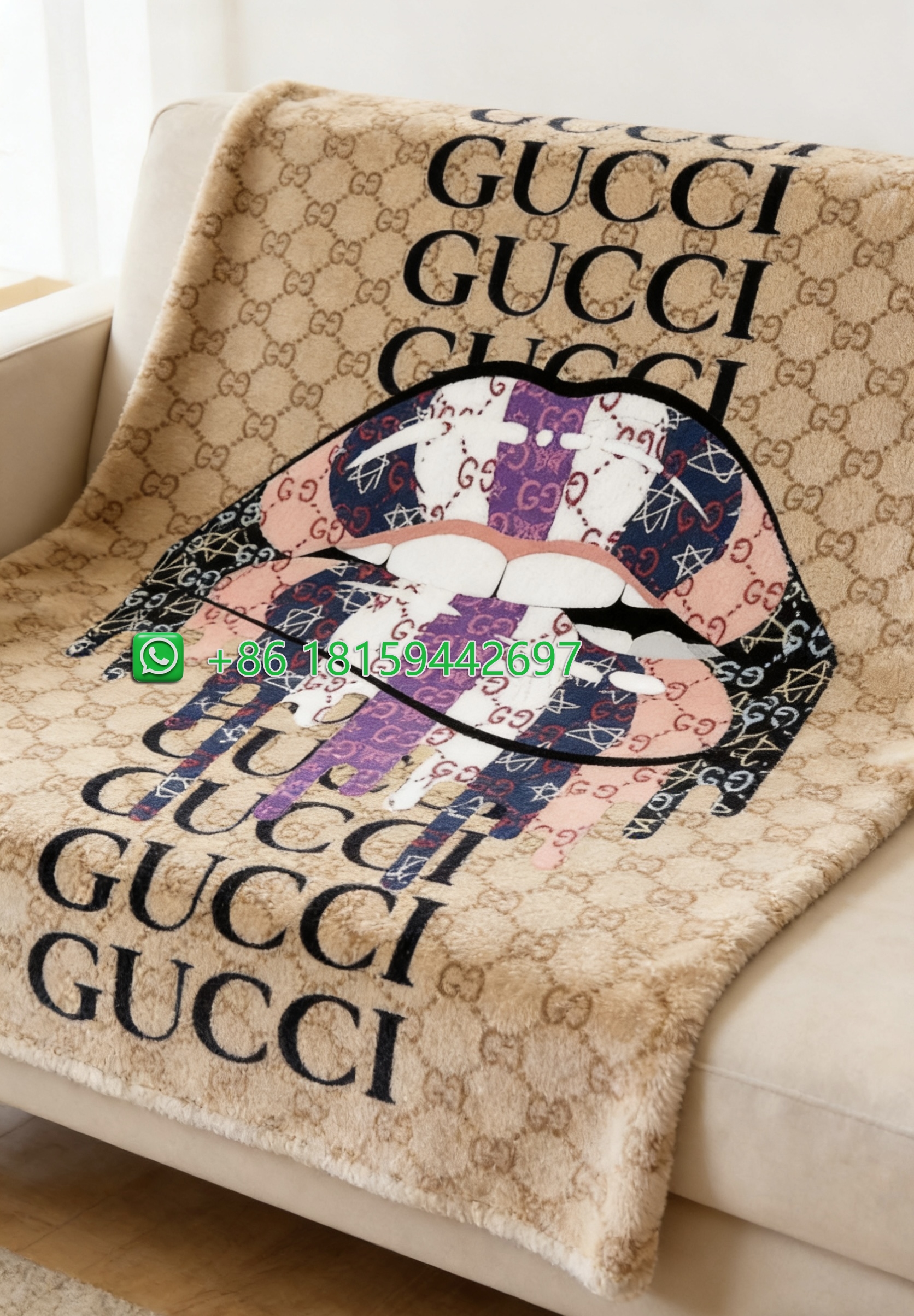 Gucci Throw Blankets